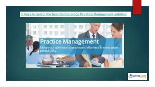 Dermatology Practice Management