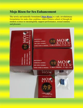 Mojo Risen for Sex Enhancement