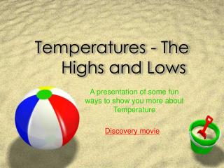 Temperatures - The Highs and Lows
