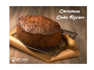 Easy Christmas cake Recipe By GiftaLove!