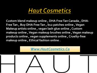 Vegan Supplements Online Haut Cosmetics