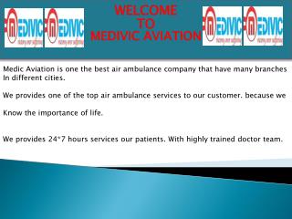 Low Cost Air Ambulance Services in Nagpur by Medivic Aviation