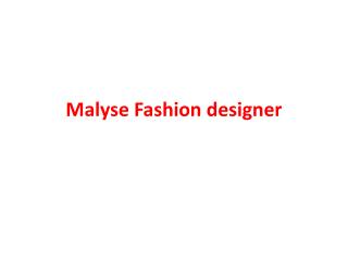 Woman Clothing Designer