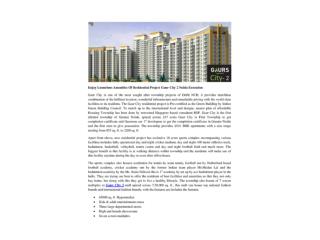 Enjoy Luxurious Amenities Of Residential Project Gaur City 2 Noida Extension