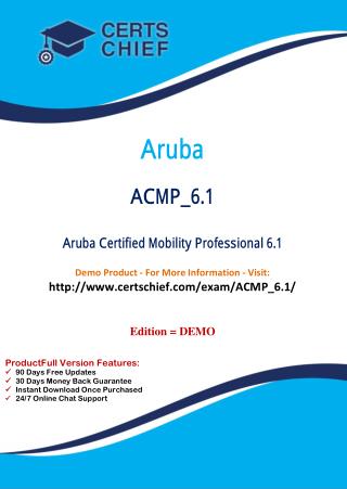 ACMP_6.1 Certification Practice Test
