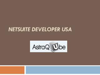 Netsuite Developer USA - AstraQube