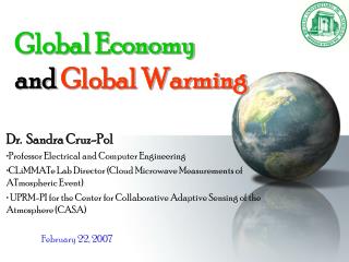 Global Economy and Global Warming