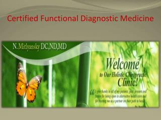 Certified Functional Diagnostic Medicine