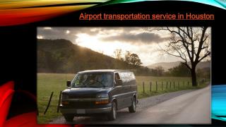 Private airport transportation in houston