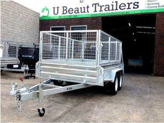 Ubeaut Trailers 10×6 Tandem Tipper with 1000mm Cage 2000kg ATM