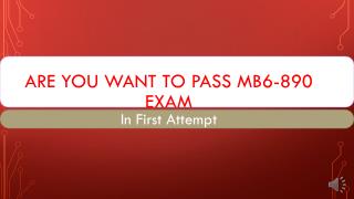 MB6-890 Exam Questions Answers
