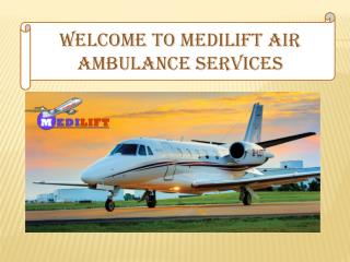 Air Ambulance Services in Ranchi and Allahabad Presentation