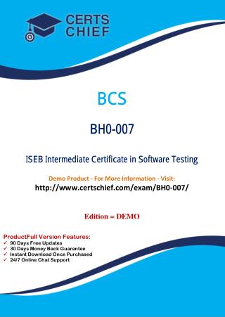 BH0-007 Certification Practice Test
