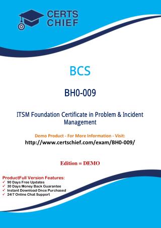 BH0-009 Certification Practice Test