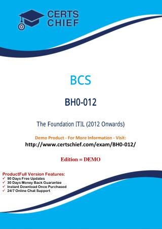 BH0-112 Certification Practice Test