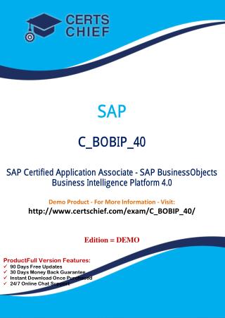 C_BOBIP_40 Certification Practice Test