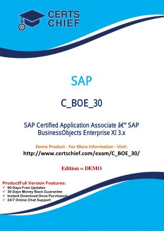 C_BOE_30 Exam Certification Questions