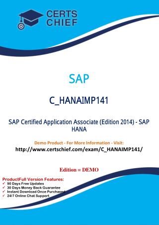 C_HANAIMP141 Exam Certification Questions