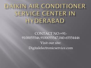 Daikin Air Conditioner Service Center in Hyderabad
