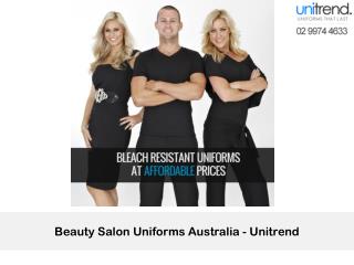Beauty Salon Uniforms Australia –Unitrend