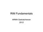 RIM Fundamentals