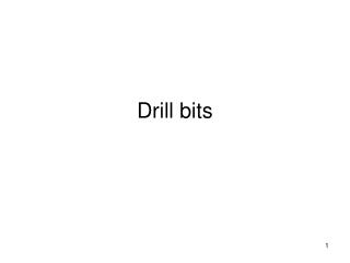 Drill bits