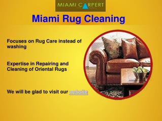 Carpet Cleaning Services Miami