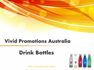 Shop For Promotional Drink Bottles From Vivid Promotions