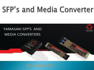 Fibre Optic SFP and Media Converter