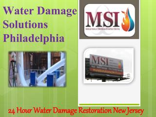 Water Damage Solutions Philadelphia