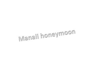 manali honeymoon package