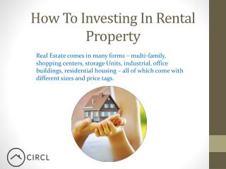 How To Investing In Rental Property – CIRCL