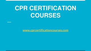 Online CPR Certification In New York