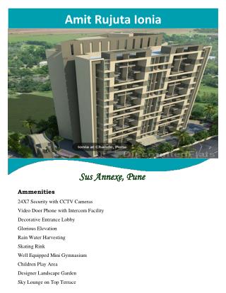 Amit Rujuta Ionia in Sus-Annexe offer smart homes at affordable cost