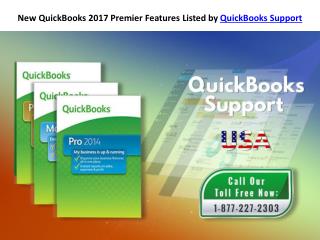 New QuickBooks 2017 Premier Features Listed by QuickBooks Support