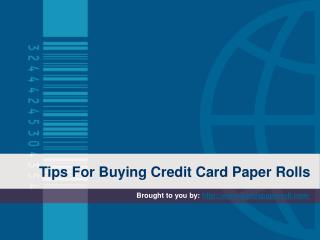 Tips For Buying Credit Card Paper Rolls
