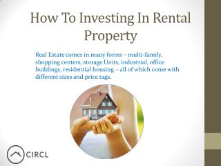 How To Investing In Rental Property – CIRCL