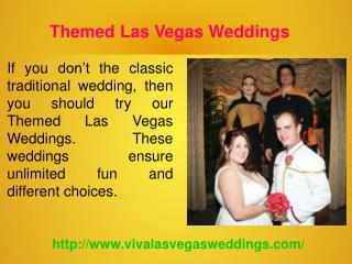 Las Vegas Wedding Packages