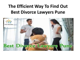 Can You Prove The Efficiency Of Best Divorce Lawyers Pune?