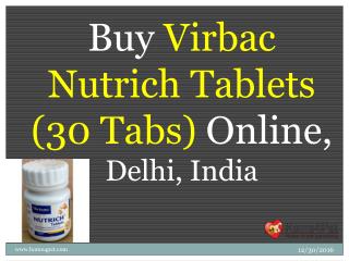 Buy Virbac Nutrich Tablets (30 Tabs) Online, Delhi, India