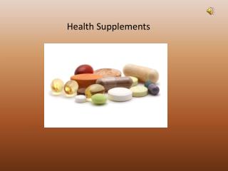 health supplements