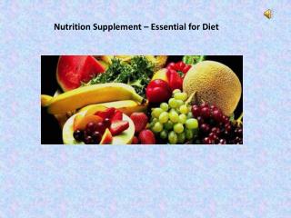 online supplement shop