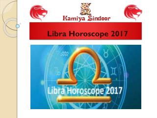 Libra Horoscope 2017