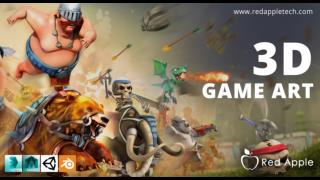 3D Mobile Game Development Company in India-Red Apple Technologies