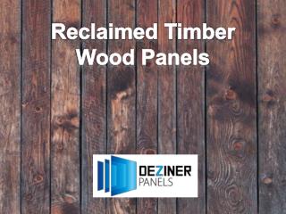 Reclaimed Timber Wood Panels
