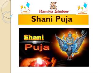 Shani Puja