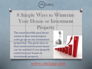 8 Simple Ways to Winterize Your House or Investment Property