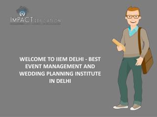 Event Management Courses in India