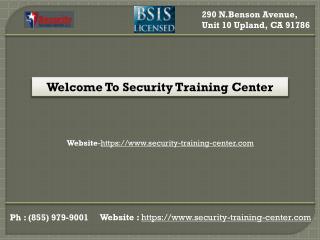 Security Classes in California