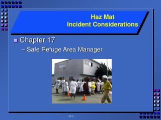 Chapter 17 Safe Refuge Area Manager